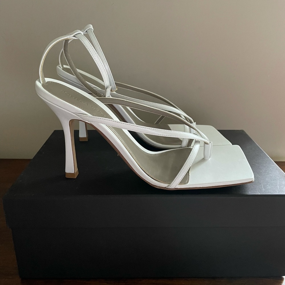 Bottega Veneta Stretch Sandal - Optic White